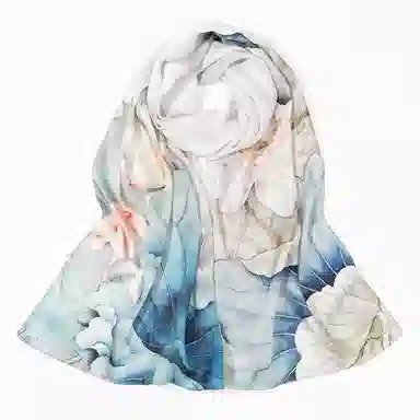 上海故事 真丝方巾 春望 桑蚕丝 丝巾 女款 礼盒装