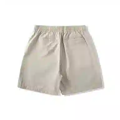 我是大卫 百搭宽松直筒舒适百搭休闲短裤 男款 浅灰色