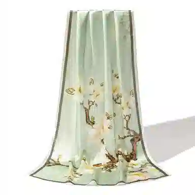 上海故事 国色天香真丝春宠芍药桑蚕丝 丝巾 女款