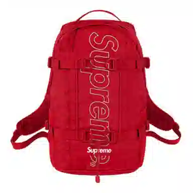 Supreme FW18 Backpack Red Logo PVC