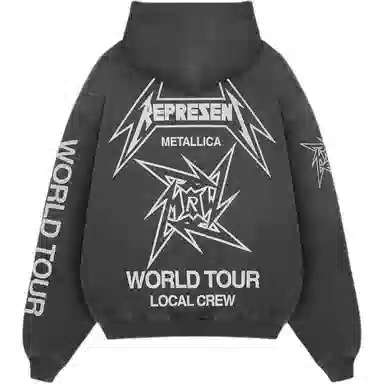 REPRESENT x METALLICA SS24 Hoodie Black