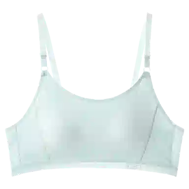 俏佳人 少女二阶段透气小背心高中生防震文胸 女款