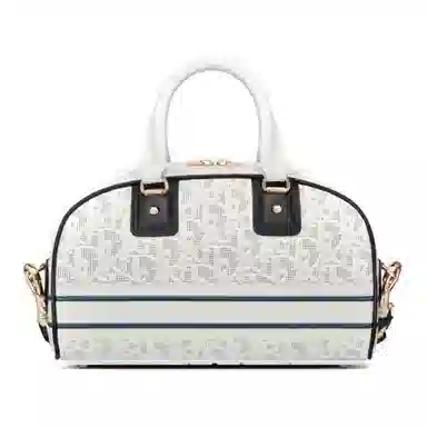 DIOR Vibe Bowling Bag White Blue