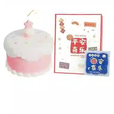 胖胖龙 生日蛋糕小夜灯 可爱拍拍硅胶灯 儿童玩具
