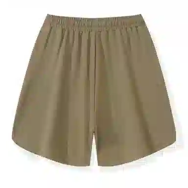 三体 问题系列  简约纯色基础百搭宽松直筒松紧系绳美式复古高街潮牌时尚舒适学生多巴胺个性薄款跑步健身休闲短裤 男女同款