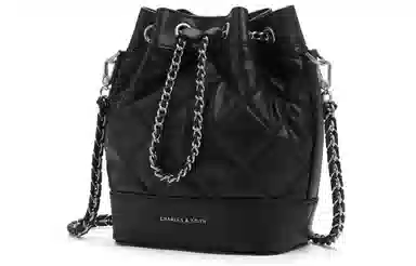 Charles & Keith Quilted Chain Backpack