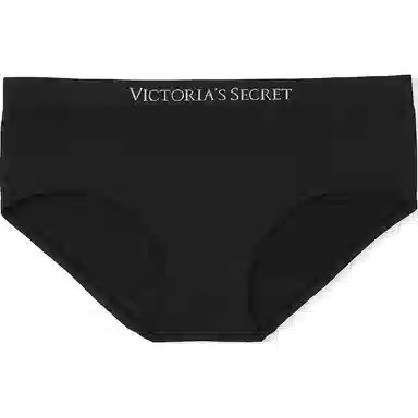 Victoria's Secret Seamless Hiphugger Panty Black 1