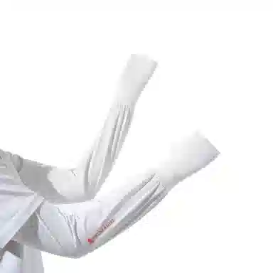 梦特娇 夏季轻薄宽松露指护臂 户外防紫外线冰丝灯笼 防晒袖 女款