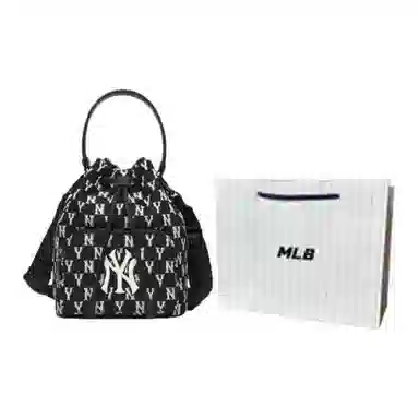 MLB Monogram Bucket Bag Black