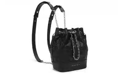 Charles & Keith Quilted Chain Backpack