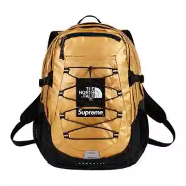 Supreme SS18 Metallic Borealis Logo