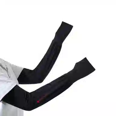 梦特娇 夏季轻薄宽松露指护臂 户外防紫外线冰丝灯笼 防晒袖 女款