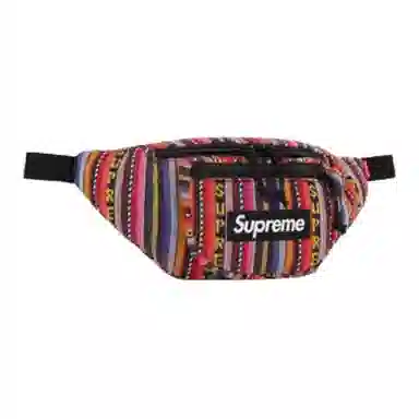 Supreme SS20 Week 9 Woven Stripe Waist Bag