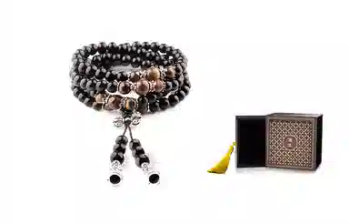 鸳鸯金楼 复古国潮 佛珠转运多圈叠戴 简约小众高级感 手串 男女同款情侣款