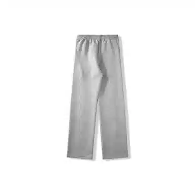 我是大卫 新款韩版简约百搭抽绳宽松直筒阔腿休闲裤 男女同款 灰色