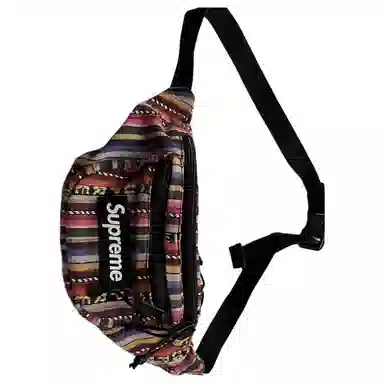 Supreme SS20 Week 9 Woven Stripe Waist Bag