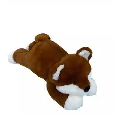 万童乐 软萌趴狐狸 玩偶 毛绒公仔