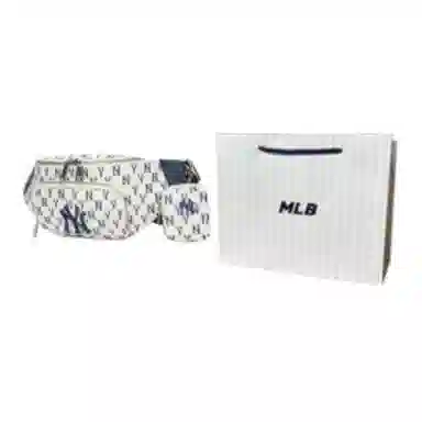 MLB Monogram Cream White