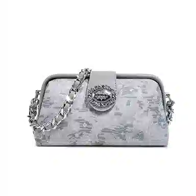 MACKJANICE Embroidered Shoulder Bag