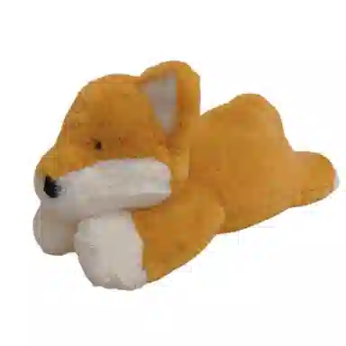 万童乐 软萌趴狐狸 玩偶 毛绒公仔