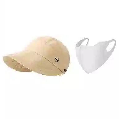 匹克 出行必备 可扎马尾 薄款透气速干 空顶遮阳太阳 口罩冰袖套装 聚酯纤维 防晒帽 女款