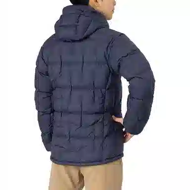 MONTBELL Letter Print Hoodie Down Jacket