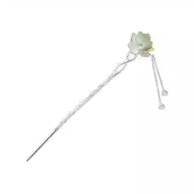 妖娆猫 新中式古风高级感流苏步摇创意莲花 发簪 女款