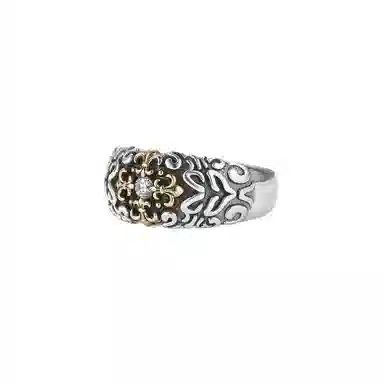 Ruibeila 925 Silver Cross Ring