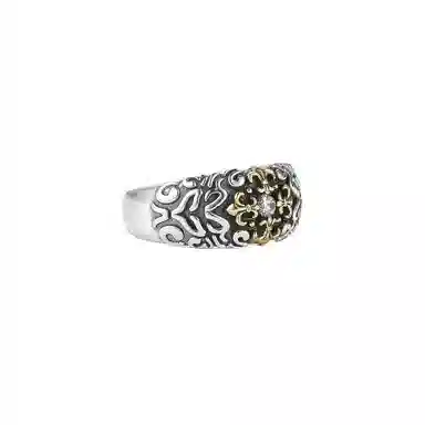 Ruibeila 925 Silver Cross Ring