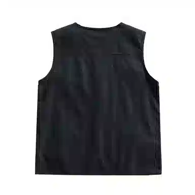 啄木鸟 户外工装机能风多口袋拉链休闲宽松速干无袖马甲 男女同款