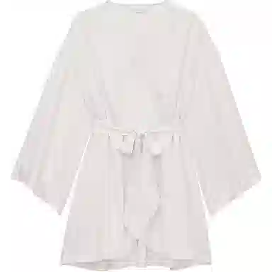 Victoria's Secret Bride Embellished Satin Short Robe