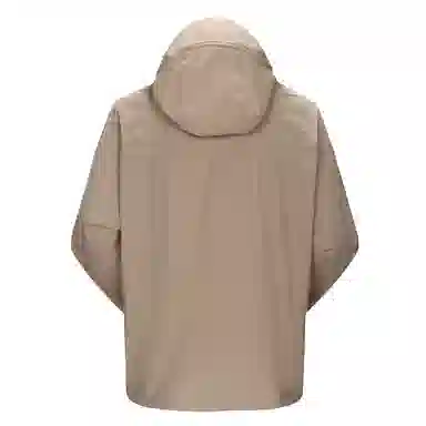 熊猫 户外休闲纯色自带面罩帽檐原纱长袖防晒服 男女同款