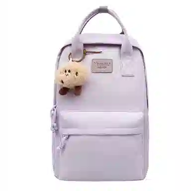 巴朗熊  尚日系简约百搭校园风双肩包大容量高中男女学生书包旅行电脑背包尼龙多色