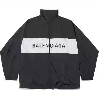 Balenciaga FW23 Zip-Up Jacket In Black