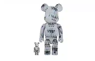 BE@RBRICK x Andy Warhol Elvis Presley