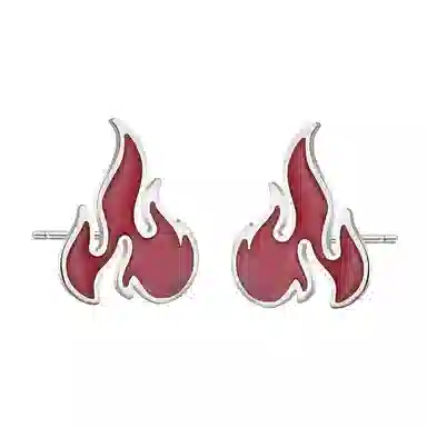 cooraree Flame Stud Earrings