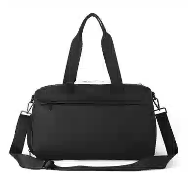 阿尔派妮 运动大容量干湿分离独立鞋仓训练短途出差 织物 瑜伽包健身包 大号 男女同款情侣款 黑色/白色