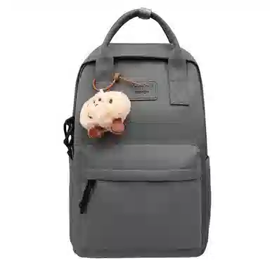 巴朗熊  尚日系简约百搭校园风双肩包大容量高中男女学生书包旅行电脑背包尼龙多色