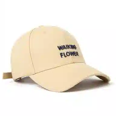 白卷 硬顶时尚百搭透气宽檐字母 棉 棒球帽 男女同款情侣款