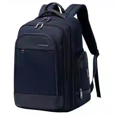 北极猎人 大容量商务多功能 涤纶 双肩包 大号 男女同款情侣款 黑色/蓝色/灰色