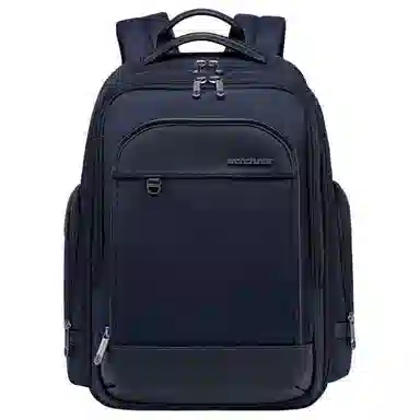 北极猎人 大容量商务多功能 涤纶 双肩包 大号 男女同款情侣款 黑色/蓝色/灰色