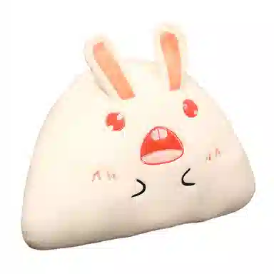 狐狸仙 卡通表情包饭团兔子 玩偶 毛绒公仔