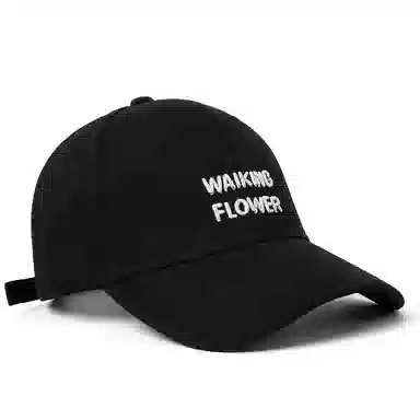 白卷 硬顶时尚百搭透气宽檐字母 棉 棒球帽 男女同款情侣款