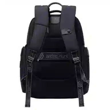 北极猎人 大容量商务多功能 涤纶 双肩包 大号 男女同款情侣款 黑色/蓝色/灰色