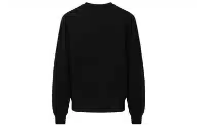 EVISU 23AW Floral Crewneck Sweatshirt Black