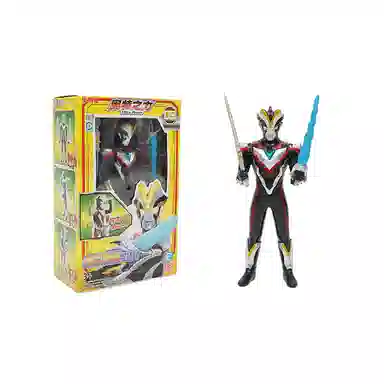 灵动创想 奥特曼 之力系列 儿童玩具 带武器可动人偶