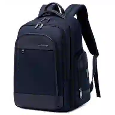 北极猎人 大容量商务多功能 涤纶 双肩包 大号 男女同款情侣款 黑色/蓝色/灰色