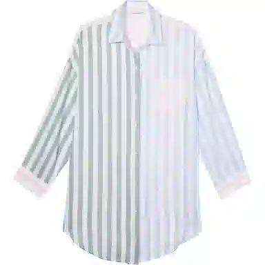 Victoria's Secret Modal-Cotton Sleepshirt Multicolor Stripes