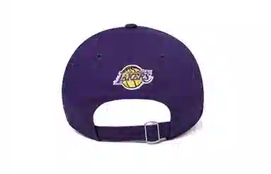 New Era Los Angeles Lakers NBA Cartoon Embroidered Cotton Cap Purple