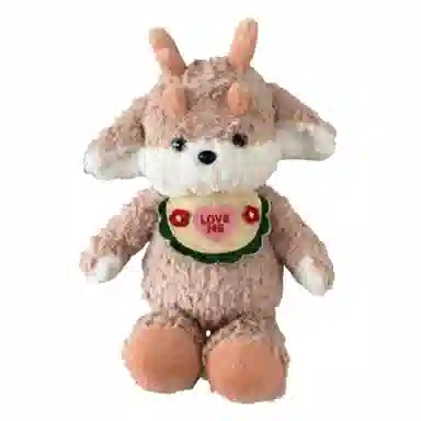 公主恋人 围兜穿衣角龙 哄睡抱枕 玩偶 毛绒公仔